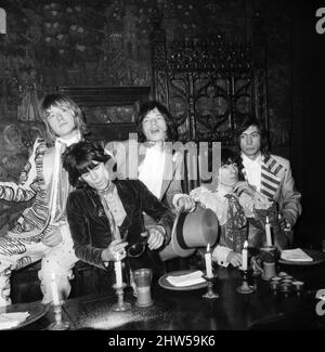 The Rolling Stones launch their Beggars Banquet album at the 