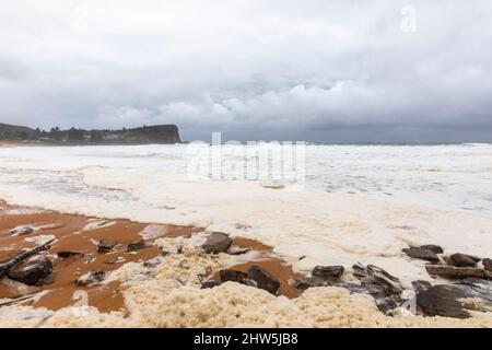 Australia east coast floods bring wild surf weather and seafoam across ...