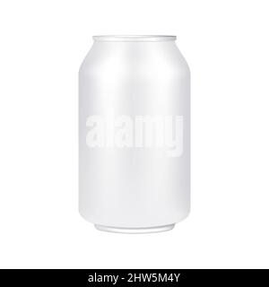 Vector can in mesh gradient style. Editable color Stock Vector