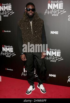 Mar 02, 2022 - London, England, UK - Ghetts attends The NME Awards 2022, O2 Academy Brixton