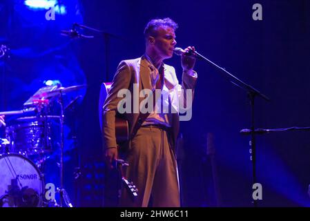 Asaf Avidan in concert during Anagnorisis Tour Auditorium Parco della Musica Rome, Italy&#xD;&#xA;March 3, 2022 Stock Photo