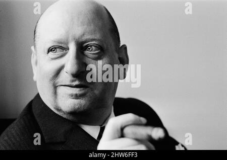 Media Mogul Lord Lew Grade poses for the camera. 24th January 1967. Stock Photo