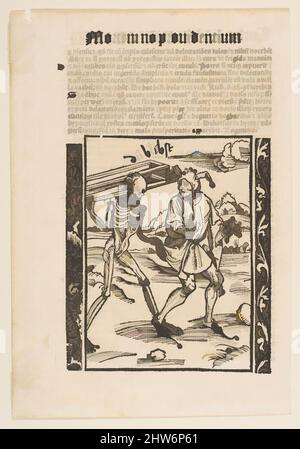 Art inspired by Illustration from Sebastian Brandt: Navis Stultifera, Strassburg 1497, 19th century, Woodcut, Prints, Albrecht Dürer (German, Nuremberg 1471–1528 Nuremberg, Classic works modernized by Artotop with a splash of modernity. Shapes, color and value, eye-catching visual impact on art. Emotions through freedom of artworks in a contemporary way. A timeless message pursuing a wildly creative new direction. Artists turning to the digital medium and creating the Artotop NFT Stock Photo