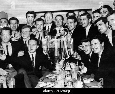 Photo Ancienne 1967 : Celtic Vainqueur De La Coupe D'Europe Contre Inter Milan