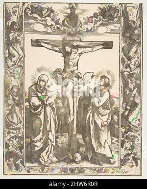 Christ on the Cross Between the Virgin and Saint John, 1493 Stock Photo ...