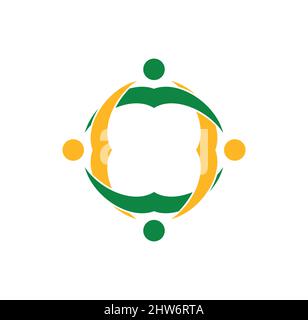 Foundation logo design illustration vector eps format , suitable for your design needs, logo, illustration, animation, etc. Stock Vector