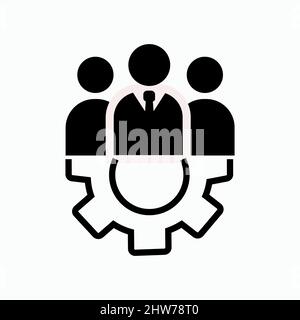 Abstract vector icon on the white, Illustration isolated for graphic and web design. Simple flat symbol. Stock Vector