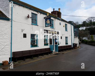 The Ship Inn, Pentewan, Cornwall, UK Stock Photo