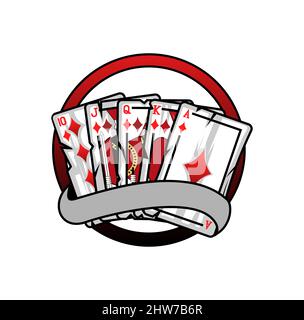 Card Suit diamond design illustration vector eps format , suitable for your design needs, logo, illustration, animation, etc. Stock Vector