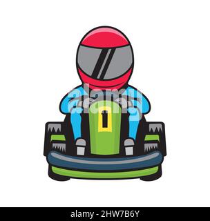 Carting cartoon design illustration vector eps format , suitable for your design needs, logo, illustration, animation, etc. Stock Vector