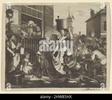 Art inspired by The Enraged Musician, ca. 1800, Engraving, Sheet: 2 5/8 x 3 1/8 in. (6.7 x 8 cm), Prints, After William Hogarth (British, London 1697–1764 London, Classic works modernized by Artotop with a splash of modernity. Shapes, color and value, eye-catching visual impact on art. Emotions through freedom of artworks in a contemporary way. A timeless message pursuing a wildly creative new direction. Artists turning to the digital medium and creating the Artotop NFT Stock Photo