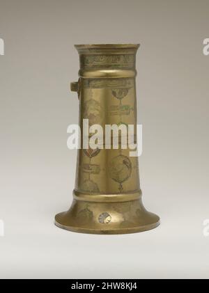 Engraved Lamp Stand with Cartouches and Medallions