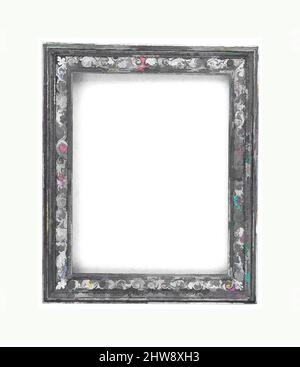Art inspired by Cassetta frame, late 18th century, style 16th century, Italian, Veneto, Poplar, 79 x 65.5, 61 x 47.4, 62 x 48.5 cm., Frames, Classic works modernized by Artotop with a splash of modernity. Shapes, color and value, eye-catching visual impact on art. Emotions through freedom of artworks in a contemporary way. A timeless message pursuing a wildly creative new direction. Artists turning to the digital medium and creating the Artotop NFT Stock Photo