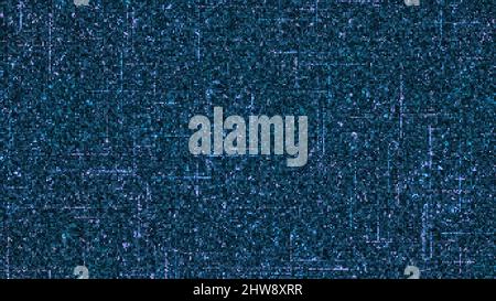 Background from pixel map with moving lines. Animation. Map inside computer system with schematically moving lines. Pixel map with schematic lines. Stock Photo