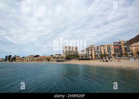 Aguadulce Beach, Roquetas de Mar, Almería Stock Photo