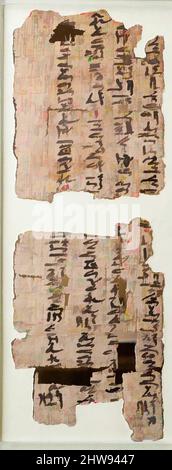 Papyrus Of Sitnebsekhtu, Heqanakht Letter IV, Ca. 1961–1917 B.C Stock ...