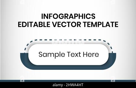 Single Infographics Element Design Template - Graph, Pie chart, workflow layout, diagram, brochure, report, presentation, web design. Editable Vector Stock Vector