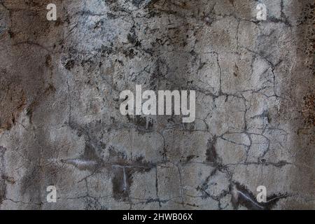 Brown Gray Weathered Grunge Abstract Stone Wall Background Texture Stock Photo