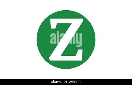 Z Letter Logo concept. Creative Minimal Monogram emblem design template. Graphic Alphabet Symbol for Corporate Business Identity. Stock Vector