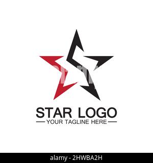 star logo template vector icon illustration design-vector Stock Vector