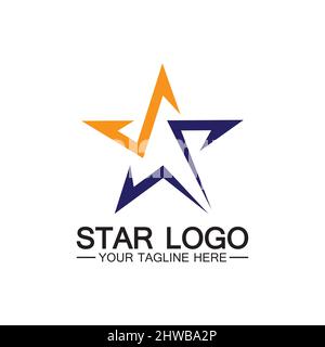 star logo template vector icon illustration design-vector Stock Vector