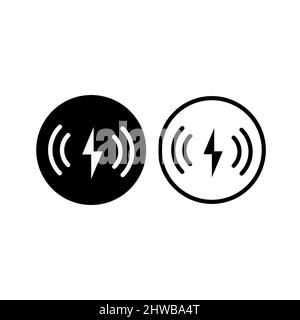 Abstract vector icon on the white, Illustration isolated for graphic and web design. Simple flat symbol. Stock Vector