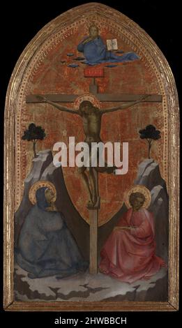 The Crucifixion.  Artist: Lorenzo Monaco, Italian, Florence, ca. 1365/70–1424/25 Stock Photo