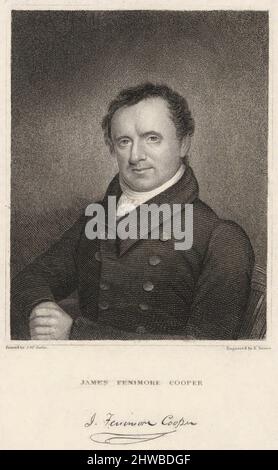 This portrait of James Fenimore Cooper by John Wesley Jarvis captures ...
