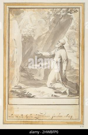 Saint Philip praying.  Artist: Jacques Stella, French, 1596–1657 Stock Photo