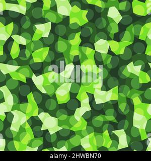 Abstract monochrome emerald green background. Vector polygonal design Stock Vector