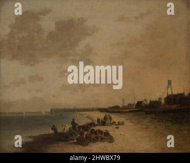 Yarmouth Beach.  Artist: John Crome, British, 1768–1821 Stock Photo