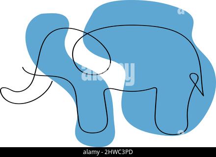 Elephant 8 Bit Pixel Art Animal Video Game Cartoon Stock Vector Image ...