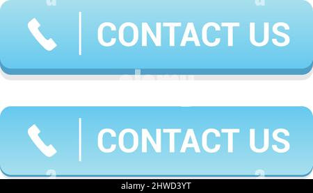 Contact Us Buttons Stock Vector