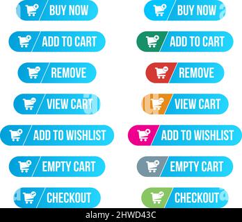 Shopping UI Icons Stock Vector