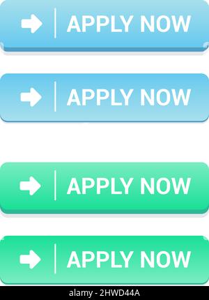 Apply Now Buttons Stock Vector