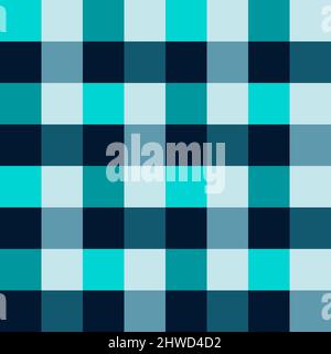 Six colorful check pattern, seamless square tiles. Also called checker ...