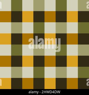 Six colorful check pattern, seamless square tiles. Also called checker ...