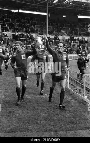 North Shields v Sutton FA Amateur Cup match held at Wembley. 12th April 1969. Stock Photo