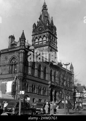 Chester Town Hall, Northgate Street, Chester, 5th March 1969. Stock Photo