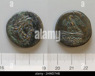 Coin of Mithridates VI, King of Pontus from Amisus. Ruler: Mithridates VI, King of Pontus, Pontian, ca. 132–63 B.C., ruled 120–63 B.C. Mint: Amisus Stock Photo