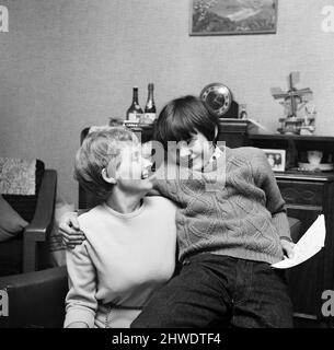 Actor Jack Wild who played the role of the Artful Dodger in the 1968 Lionel Bart musical film Oliver! Pictured at home. 28th February 1969. Stock Photo