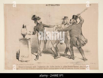 Ratapoli et Casmajou….  Artist: Charles Vernier, French, 1831–1887 Stock Photo