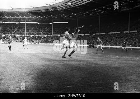 North Shields v Sutton FA Amateur Cup match held at Wembley. 12th April 1969. Stock Photo