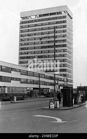 Western Tower, Station Hill, Reading, Circa 1970. Stock Photo