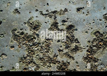 Rough and highly textured concrete surface Stock Photo