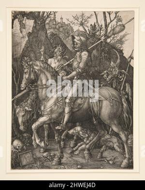 Knight, Death, and the Devil.  Artist: Albrecht Dürer, German, 1471–1528 Stock Photo