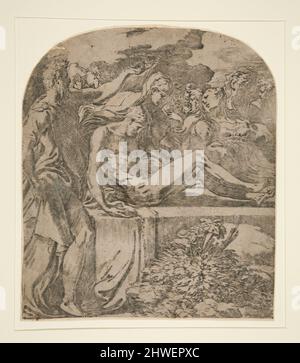The Burial of Christ / The Entombment.  Artist: Parmigianino, Italian, 1503–1540 Stock Photo