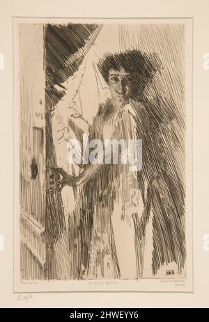 Rosita Mauri.  Artist: Anders Zorn, Swedish, 1860–1920 Stock Photo