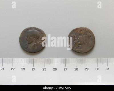 Coin from Edessa.  Mint: Edessa, Mesopotamia Artist: Unknown Stock Photo