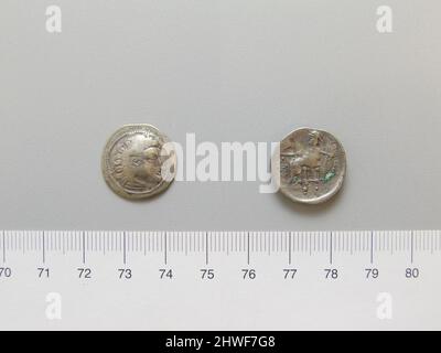 Imitation Drachm for Alexander III. Honorand: Alexander the Great, King of Macedonia, 356–323 B.C., ruled 336–23 B.C. Stock Photo